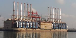 Karpower electricity generation barge Ghana