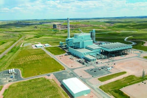 Dry Fork Station, a 405-MW coal-fired power plant in Gillette, Wyoming, is at the center of separate projects to demonstrate and pilot carbon capture. Courtesy: Basin Electric Power Cooperative