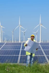 ADMS_Man with Solar Panels