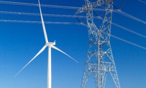 Wind-turbine-transmission-line