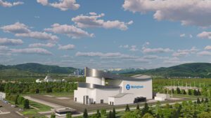 Westinghouse on May 4 launched of an ultra-compact version of the record setting AP1000 reactor. The new AP300 small modular reactor “delivers on the promise of SMRs with smaller scale, modular construction for efficient build schedules, state-of-the-art safety, and reliability,” it said. Courtesy: Westinghouse