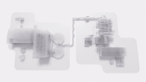 A bird's eye view of TerraPower's Natrium advanced nuclear reactor plant.