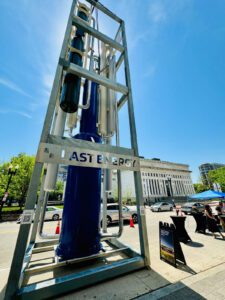 Last Energy in May 2024 took its full-scale nuclear reactor module prototype, known as the Nuclear Island, on a road trip across the U.S. to be displayed during Data Center World 2024 in Washington, D.C. Courtesy: Last Energy