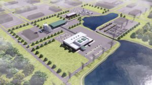 Artist’s rendering of Texas A&M’s ‘Energy Proving Ground’ at the RELLIS Campus, where four selected nuclear developers will advance SMR technology and testing. Courtesy: TAMU