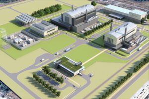 In August 2025, Google, TVA, and Kairos Power signed a first-of-its-kind agreement for Hermes 2, a 50-MW advanced molten salt reactor slated to begin operations in 2030 in Oak Ridge, Tenn. The deal marks the first U.S. utility PPA for electricity from a Gen IV reactor and will deliver 24/7 carbon-free energy to power Google’s expanding data centers in Tennessee and Alabama. Courtesy: Kairos Power